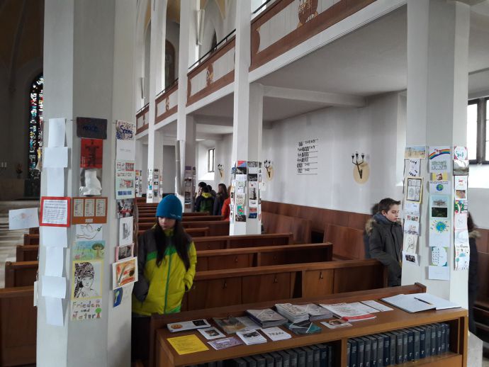 Postkartenaktion in der Matthäuskirche Postkartenaktion in der Matthäuskirche