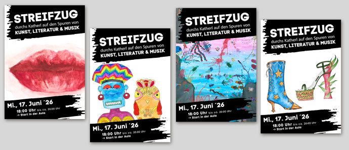 Streifzug-Plakate