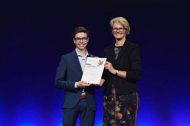 Moritz Hamberger: 1. Preis beim Bundeswettbewerb Moritz Hamberger: 1. Preis beim Bundeswettbewerb