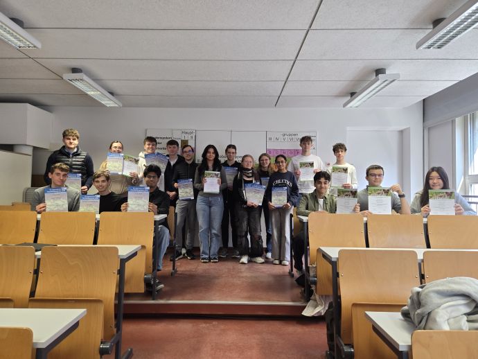 Die Preisträger der diesjährigen Science-Olympiaden