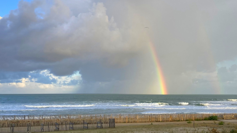 Haupt- und Nebenregenbogen © C. Wolfseher