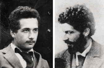Albert Einstein und Michele Besso